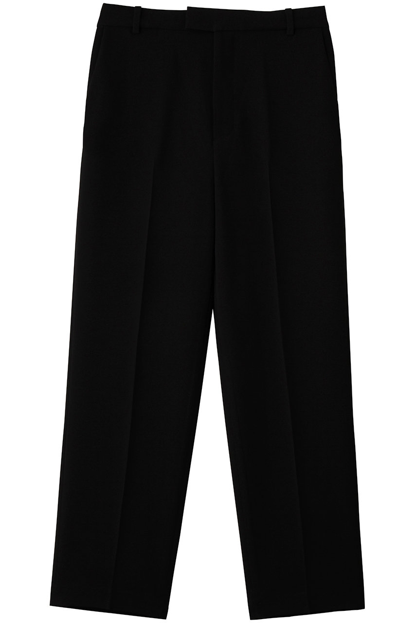 ランバン オン ブルー/LANVIN en Bleuのトリアセテートテーパードパンツ(ブラック/3616401)