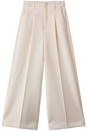 ランバン オン ブルー/LANVIN en Bleuのトリアセダンボールワイドパンツ(110600/110601)