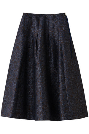 ランバン オン ブルー/LANVIN en Bleuのペイズリージャガードタックスカート(110700/110703)