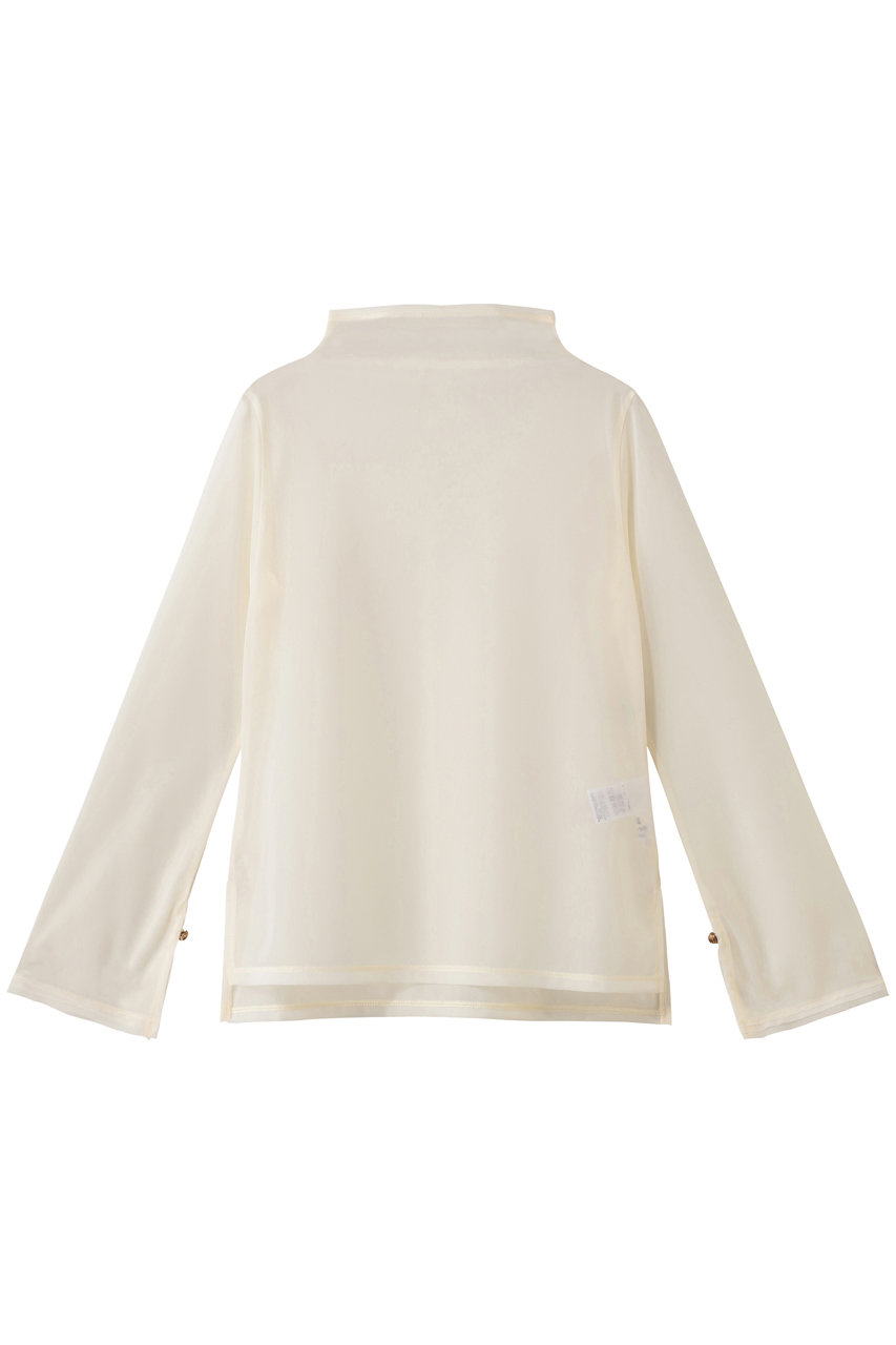 ランバン オン ブルー/LANVIN en Bleuのシアートリコットフレアスリーブカットソー(オフ/3616704)