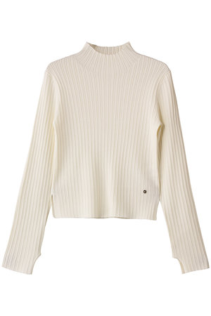 ランバン オン ブルー/LANVIN en Bleuのランダムリブハイネックニット(110300/110301)