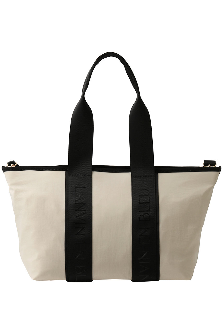 LANVIN en Bleu(ランバン オン ブルー)｜ロゴテープワイドトートバッグ