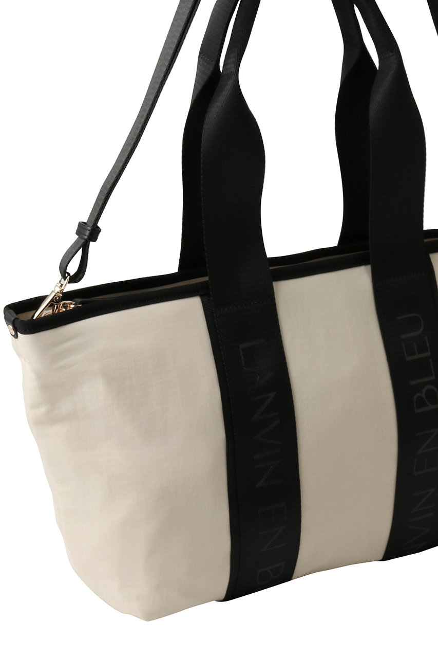 【NEW】ランバン オン ブルー（LANVIN en Bleu）/ロゴテープワイドトートバッグ LANVIN en Bleu(ランバン オン ブルー)｜ロゴテープワイドトートバッグ