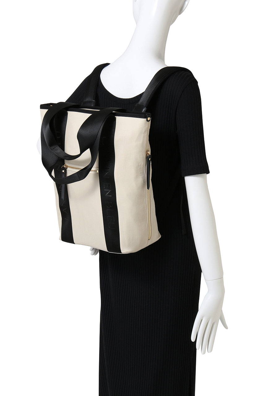 LANVIN en Bleu(ランバン オン ブルー)｜ロゴテープ2wayリュック