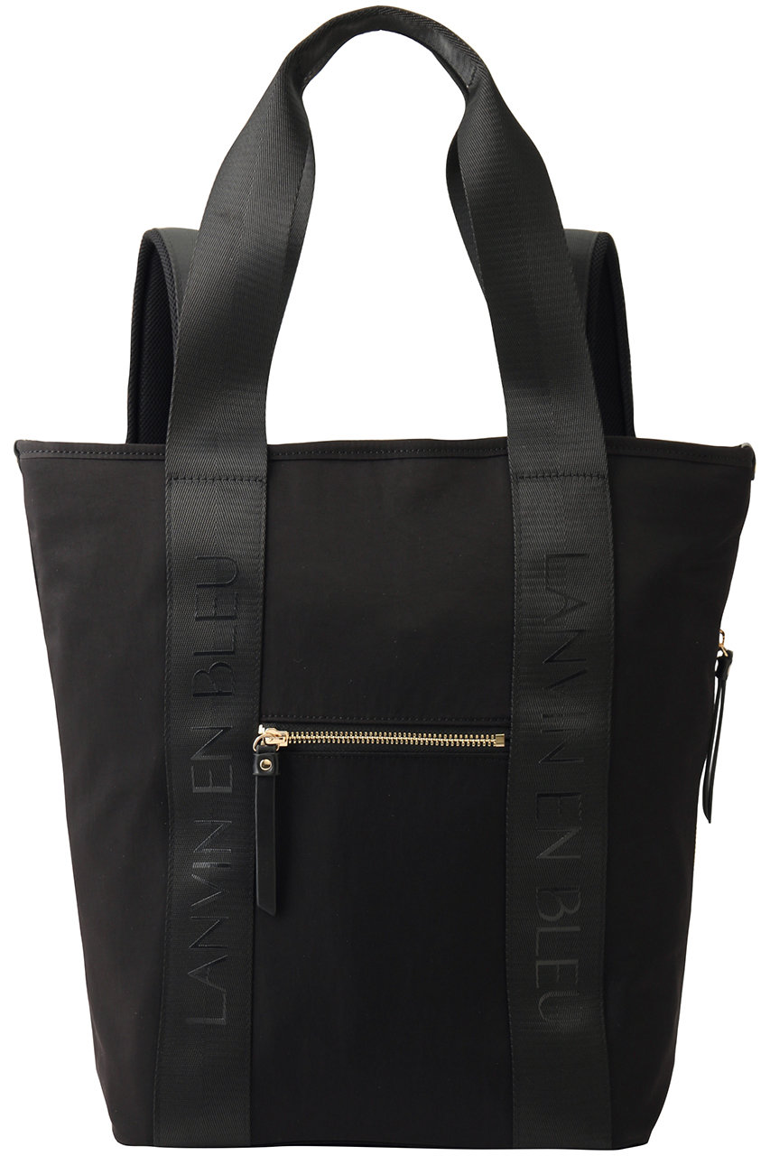 楽天ポイント還元】LANVIN en Bleu ロゴテープ2wayリュック (ブラック