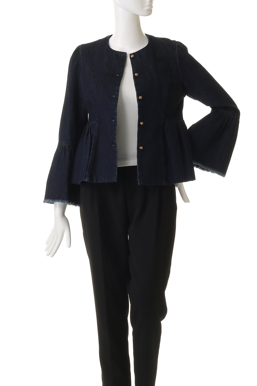LANVIN en Bleu(ランバン オン ブルー)｜デニムペプラムジャケット