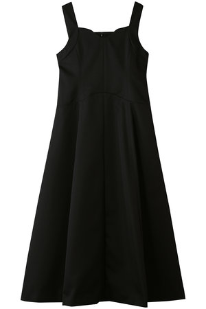 ランバン オン ブルー/LANVIN en Bleuのマットサテンフレアワンピース(110500/110503)