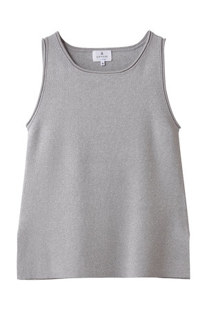 ランバン オン ブルー/LANVIN en Bleuのラメノースリーブニット(110300/110301)