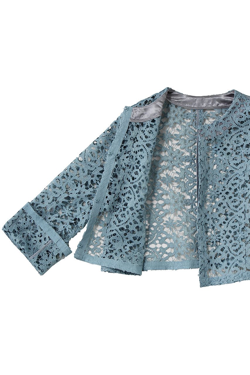 LANVIN en Bleu(ランバン オン ブルー)｜ケミカルレースノーカラー 