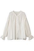 トリアセローンラッフルブラウス