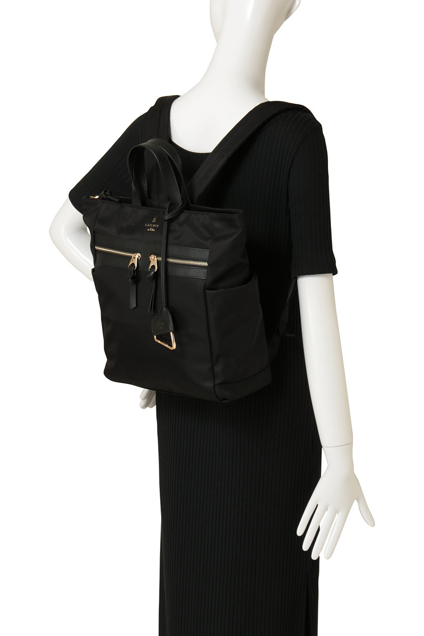 LANVIN en Bleu(ランバン オン ブルー)｜グラン 2WAYリュック/ブラック