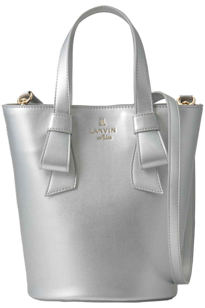 ランバン オン ブルー/LANVIN en Bleuのアンス 2WAYミニバッグ(シルバー/3629011)