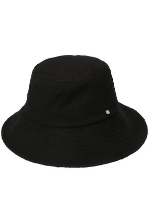 ランバン オン ブルー/LANVIN en Bleuのブライトツイードワイドブリムハット(140200/140201)