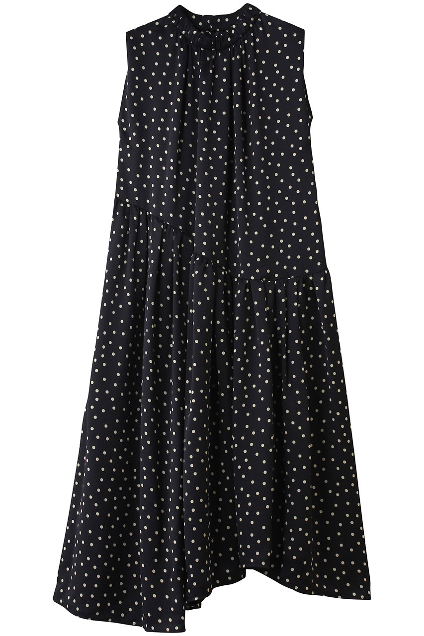 ランバン オン ブルー/LANVIN en BleuのMarina dot/Heartワンピース(ネイビー/3626305)