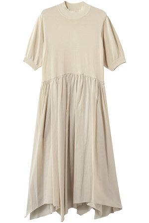 ランバン オン ブルー/LANVIN en Bleuのニットドッキングワンピース(110500/110503)