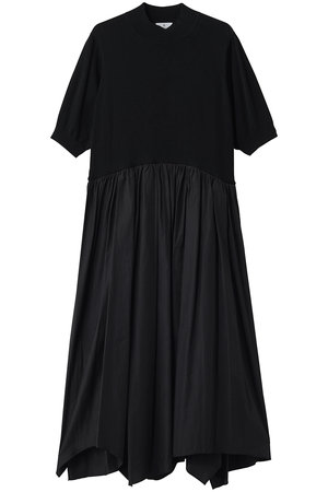 ランバン オン ブルー/LANVIN en Bleuのニットドッキングワンピース(110500/110503)