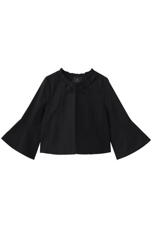 ランバン オン ブルー/LANVIN en Bleuのグログランノーカラージャケット(110800/110801)