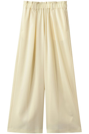 ランバン オン ブルー/LANVIN en Bleuのトリアセツイルワイドゴムパンツ(110600/110601)