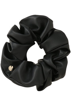 ランバン オン ブルー/LANVIN en Bleuのフェイクレザーボリュームシュシュ(140300/140305)