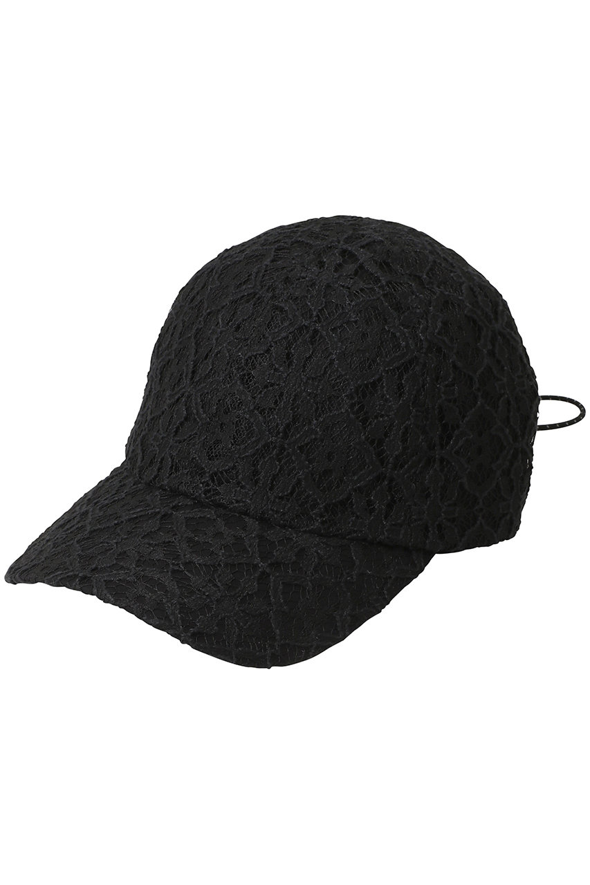 ランバン オン ブルー/LANVIN en Bleuのレースキャップ(ブラック/3638042)