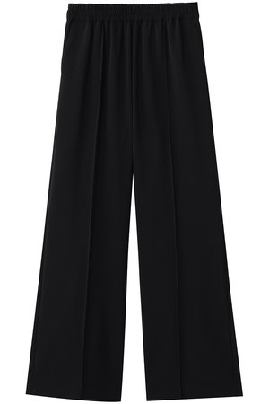 ランバン オン ブルー/LANVIN en Bleuのストレッチツイルフレアゴムパンツ(110600/110601)