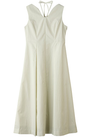 ランバン オン ブルー/LANVIN en Bleuのはっ水タフタノースリーブワンピース(110500/110503)