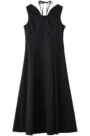 ランバン オン ブルー/LANVIN en Bleuのはっ水タフタノースリーブワンピース(110500/110503)