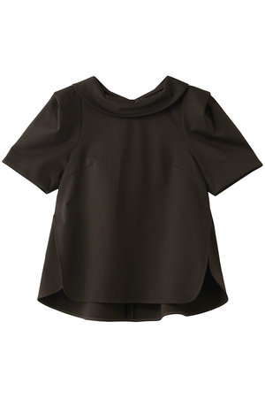 ランバン オン ブルー/LANVIN en Bleuのコットンコンプレッシャーロールカラーブラウス(110400/110402)