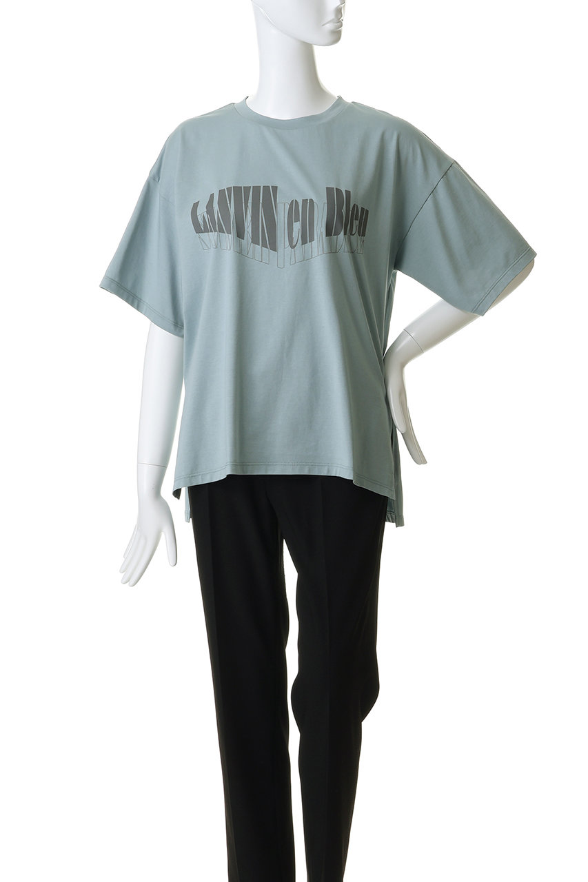 LANVIN en Bleu(ランバン オン ブルー)｜Summer paradise ロゴTシャツ