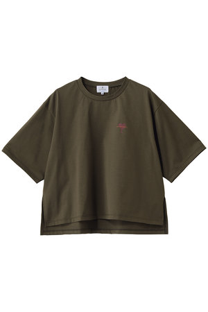 ランバン オン ブルー/LANVIN en BleuのワンポイントロゴＴシャツ(110100/110102)