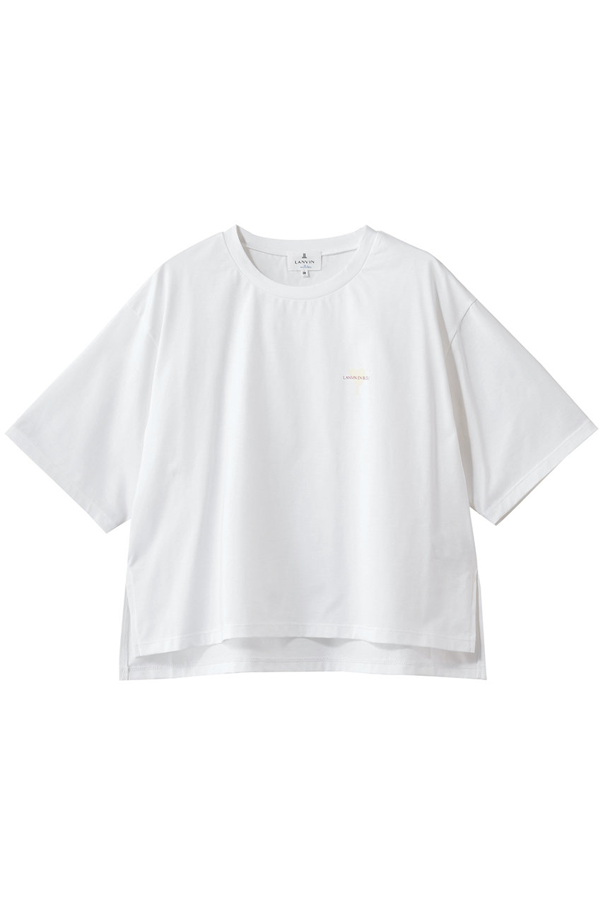 ランバン オン ブルー/LANVIN en BleuのワンポイントロゴＴシャツ(オフ/3636707)