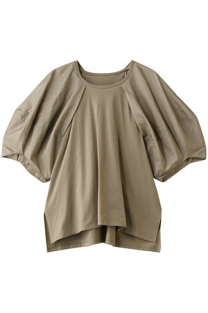 ランバン オン ブルー/LANVIN en Bleuのコクーンスリーブコンビカットソー(110100/110102)