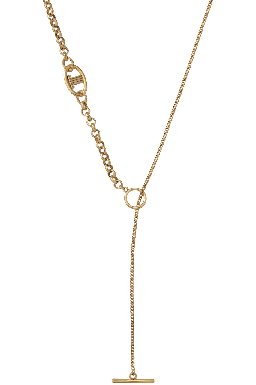 Lanvinランバン　ゴールドリンクチェーンネックレス LANVIN en Bleu(ランバン オン ブルー)｜2wayチェーンネックレス