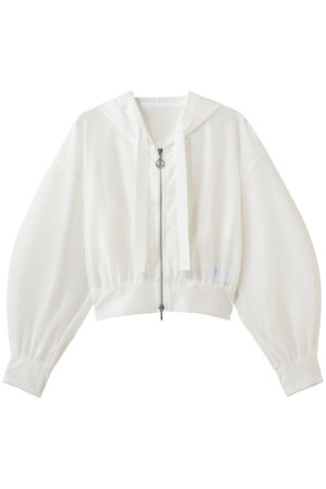 ランバン オン ブルー/LANVIN en Bleuのサテンラッセルフーディー(110100/110105)