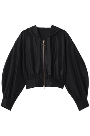 ランバン オン ブルー/LANVIN en Bleuのサテンラッセルフーディー(110100/110105)