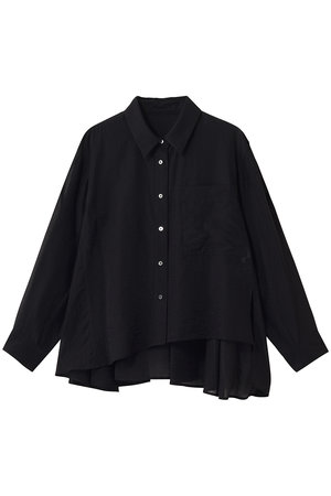 ランバン オン ブルー/LANVIN en Bleuのセミシアーフレアシャツ(110400/110403)