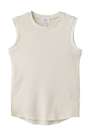 ランバン オン ブルー/LANVIN en Bleuのテレコタンクトップ(110100/110101)