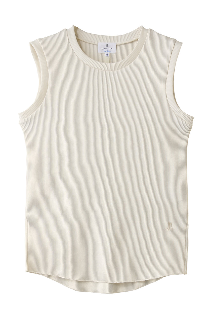 ランバン オン ブルー/LANVIN en Bleuのテレコタンクトップ(オフ/3646710)