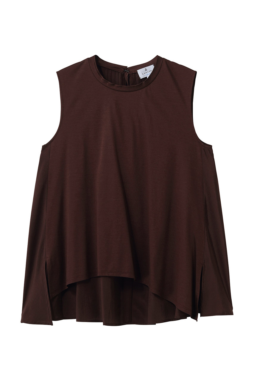 ランバン オン ブルー/LANVIN en Bleuのブライトローンコンビカットソー(ボルドー/3646708)