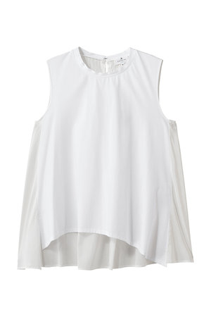 ランバン オン ブルー/LANVIN en Bleuのブライトローンコンビカットソー(110100/110101)