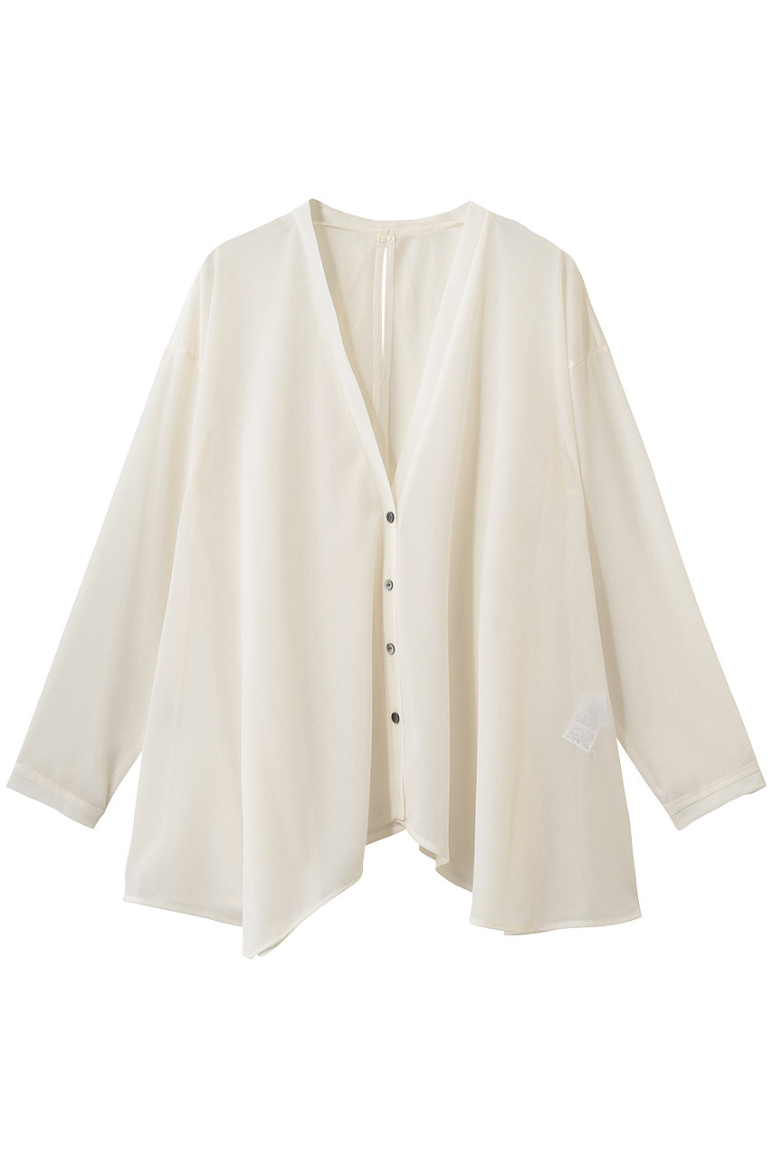 ランバン オン ブルー/LANVIN en Bleuのシアートリコットフレアカーデ(オフ/3646712)