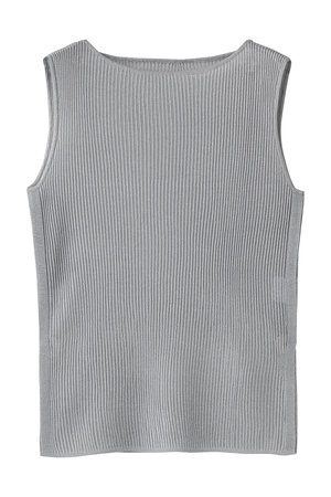 ランバン オン ブルー/LANVIN en Bleuのシアーリブボートネックニット(110300/110301)