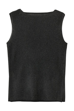 ランバン オン ブルー/LANVIN en Bleuのシアーリブボートネックニット(110300/110301)