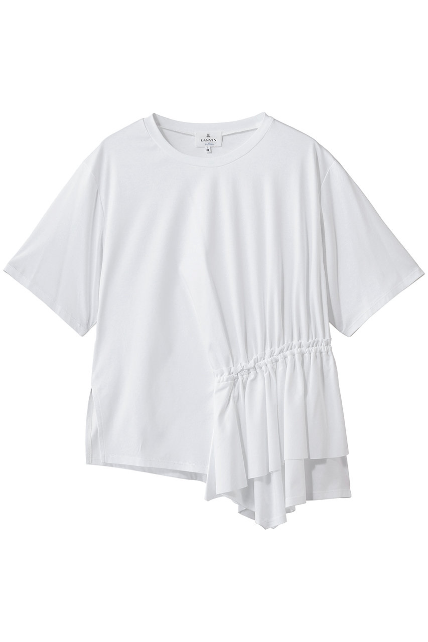 ランバン オン ブルー/LANVIN en Bleuのサイドギャザーフリルカットソー(オフ/3656714)