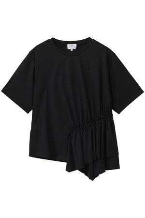 ランバン オン ブルー/LANVIN en Bleuのサイドギャザーフリルカットソー(110100/110102)