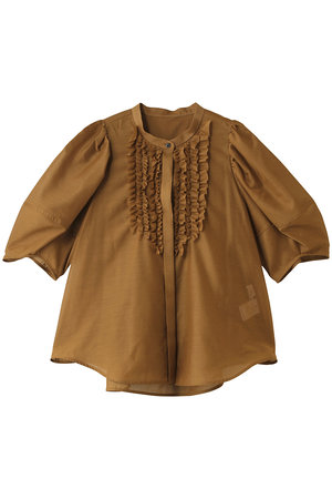 ランバン オン ブルー/LANVIN en Bleuのカールマイヤーフリルブラウス(110400/110402)