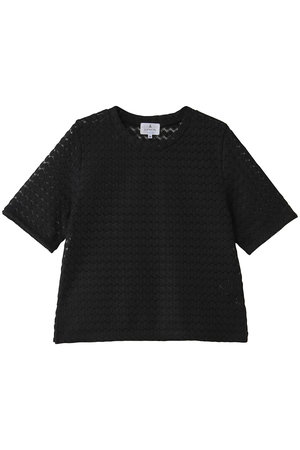 ランバン オン ブルー/LANVIN en Bleuのシアーレースカットソー(110100/110102)