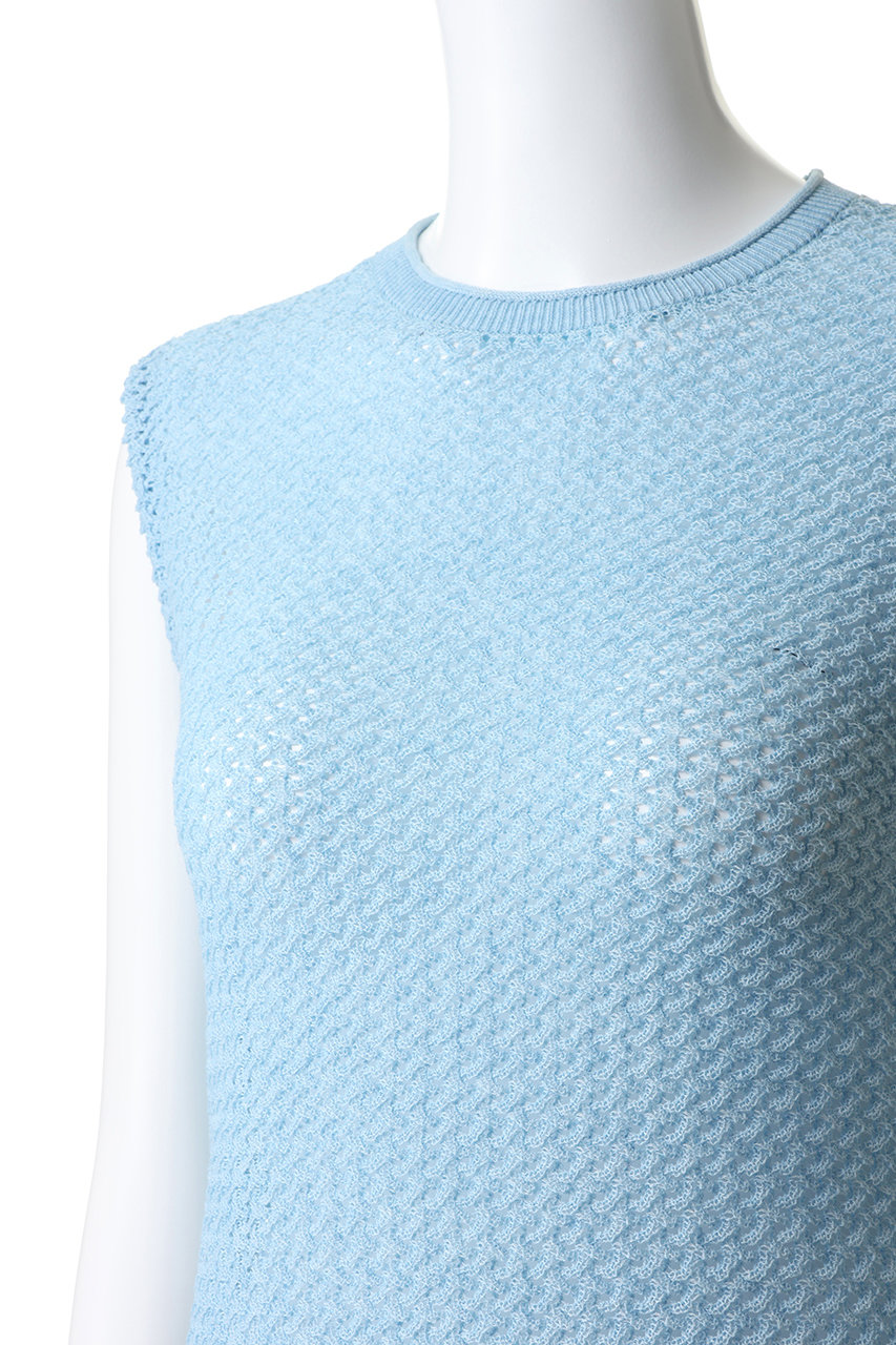 LANVIN en Bleu(ランバン オン ブルー)｜シアーメランジノースリーブ