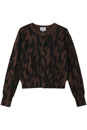 ランバン オン ブルー/LANVIN en BleuのStone Pavingニットカーディガン(110300/110303)