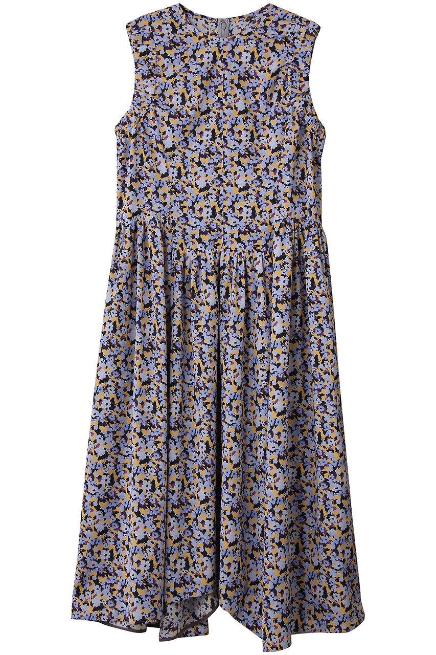 ランバン オン ブルー/LANVIN en BleuのGentle Bloomプリントワンピース(パープル/3666302)